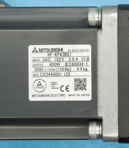 三菱 サーボモーター HF-KP43BG1 産業用 HF-KP43BG1 1⁄5 サーボモータ